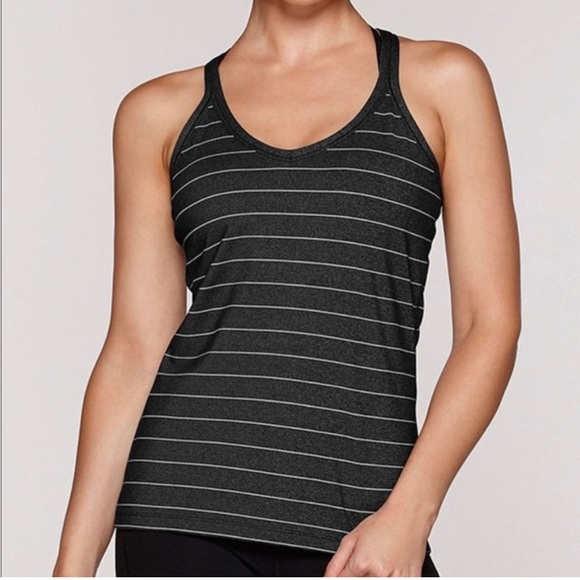 New in bag Lorna Jane stripe excel tank - Picture 3 of 5